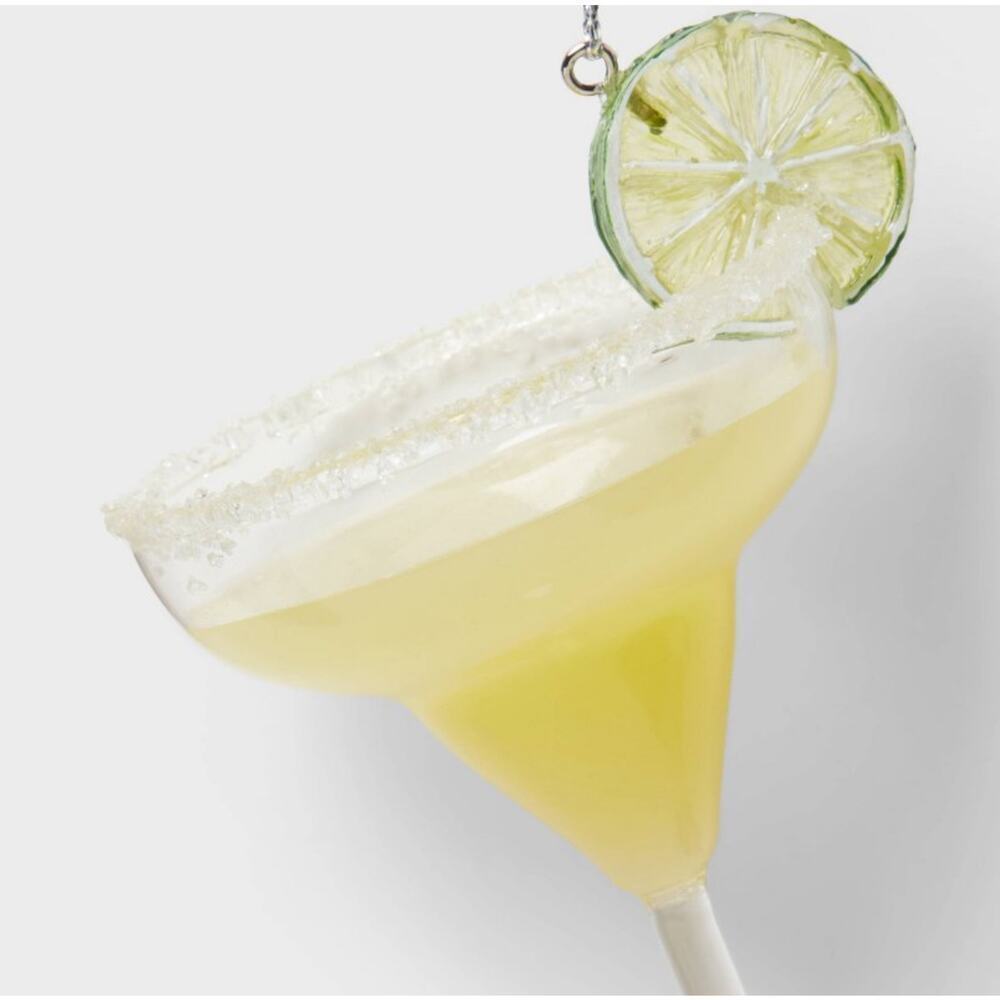 Margarita with Lime Cocktail Glass Christmas Tree Ornament Wondershop Target - Picture 4 of 6